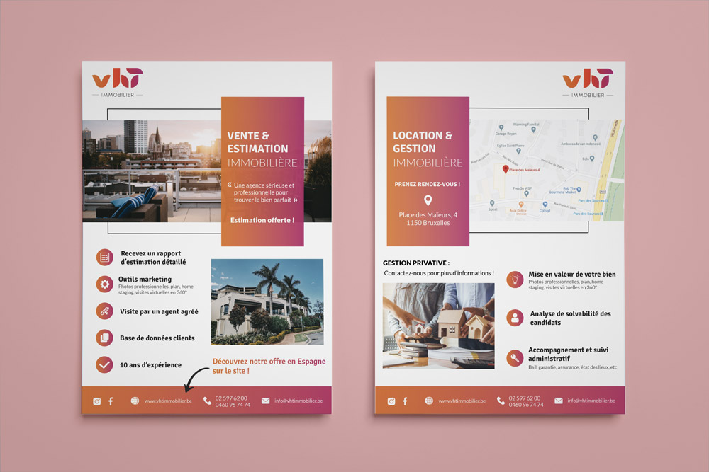 Flyer agence immobilière 1